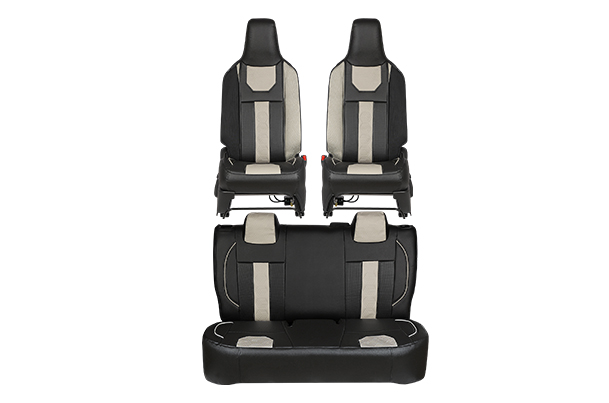 Seat Cover 3D Beige Emboss Finish | WagonR (L)
